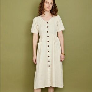Pana Mina Cotton Flax Dress